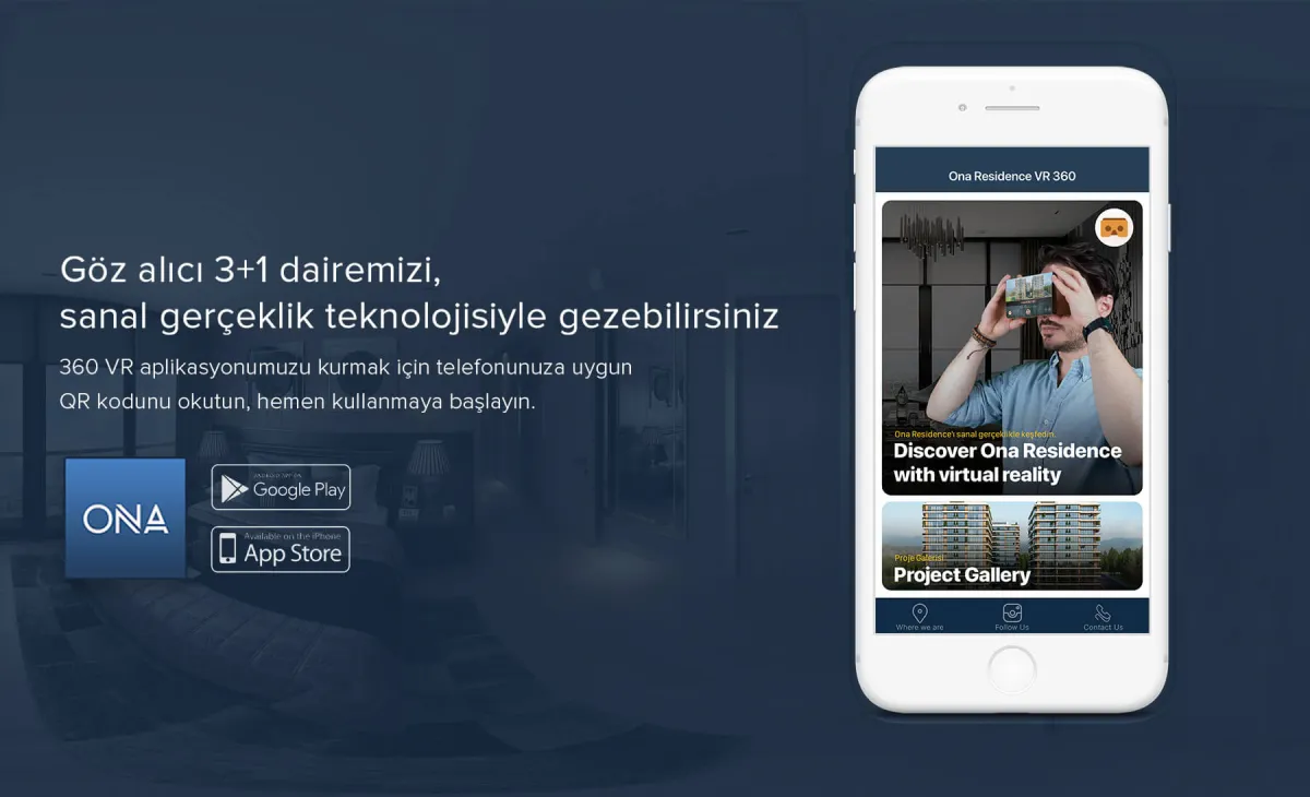 Ona Residence VR app, screenshot 1